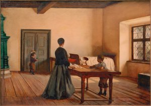 Kunstnerens soveværelse af Ferdinand Mallitsch