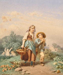 Ferdinand Mahron Weg zum Feld 2 af Ferdinand Marohn