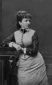 Fru Henriette Petit de Verissey, foto af Mulnier under verdensmessen i Paris i 1867