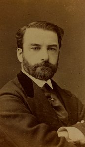 Portræt af Léon Joseph Florentin Bonnat, fransk maler; visitkort
