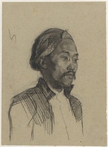 Studie af en javaneser af Ferdinand Oldewelt
