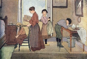Opdrag ham, i barndommens billedbog, ca. 1900 (gravering)