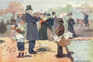 Den offentlige have i Tuilerierne i Paris, i Imagier de l