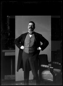 Billede af Charles Wittgenstein (1847-1913) af Ferdinand Schmutzer