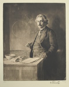 Portræt af Albert Einstein 1879-1955, 1921