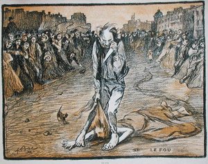 The Madman, ca. 1900 (litho)