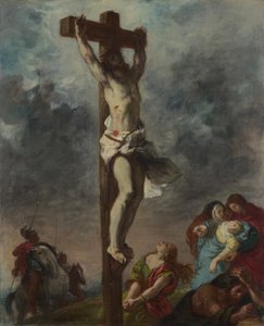 Kristus på korset, 1853 af Ferdinand Victor Eugene Delacroix
