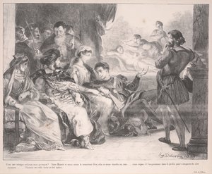 Hamlet af Ferdinand Victor Eugene Delacroix
