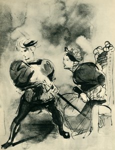 Hamlet og Polonius, c1830