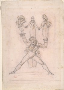 Italiensk Teater af Ferdinand Victor Eugene Delacroix