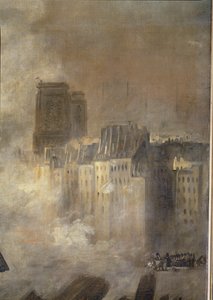 28. juli 1830; Frihed leder folket ... af Ferdinand Victor Eugene Delacroix