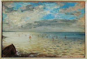 La mer vu des hauteurs de Dieppe - havet set fra Dieppe
fra Dieppe ... af Ferdinand Victor Eugene Delacroix