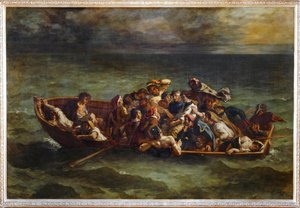 Le Naufrage de Don Juan - Don Juans skibbrud. Salon de 1841 ... af Ferdinand Victor Eugene Delacroix