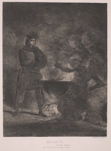 Macbeth (ætsning) af Ferdinand Victor Eugene Delacroix