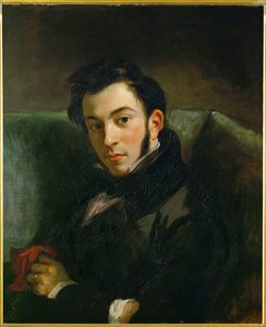 Portræt af Frederic Villot (olie på lærred) af Ferdinand Victor Eugene Delacroix