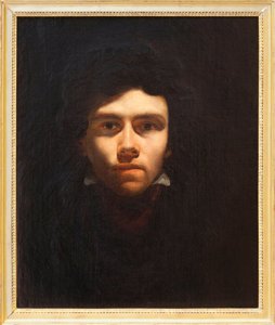 Selvportrætformodning af Eugene Delacroix (1798-1863), fransk maler - Maleri tilskrevet Delacroix - Fotografi, KIM Youngtae, Rouen, Musee des Beaux Art de Rouen af Ferdinand Victor Eugene Delacroix