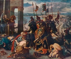 Korsfarernes indtog i Konstantinopel, 1840, 1911 af Ferdinand Victor Eugene Delacroix