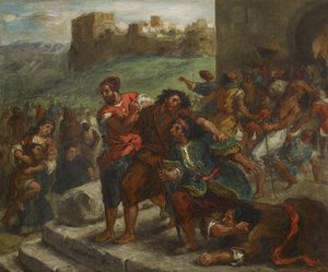 Fanatikerne i Tanger, 1857 af Ferdinand Victor Eugene Delacroix