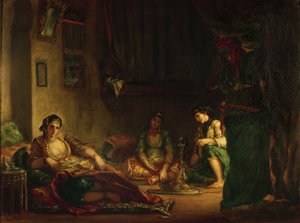 Kvinderne fra Algier i deres Harem, 1847-49