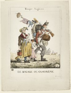 Engelske tropper: kampagnebagagen af Ferdinand Victor Eugene Delacroix