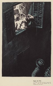 Ægteskabets velsignelser (farve litho) af Ferdinand von Reznicek