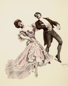 F. v. Reznicek, Kagevandring / aus: 6 Tanzbilleder