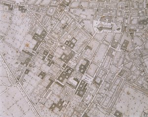 Kort over Firenze, 1731 af Ferdinando Ruggeri