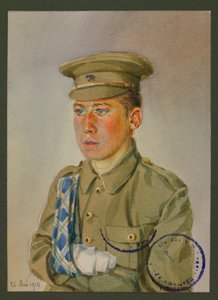 Georges Haskell, britisk soldat ved Royal Scott Brighton, Gustrow