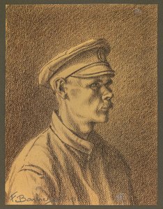 Portræt af en russisk fange af Fernand Barbier