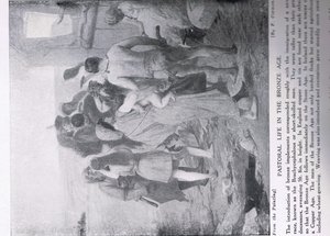 Pastoralt liv i bronzealderen, illustration fra 