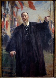 Portræt af Paul Deroulede (fransk forfatter og nationalistisk aktivist af Fernand Cormon
