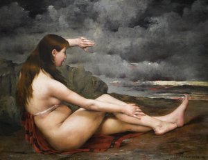 Pigen, der kigger på havet af Fernand Cormon
