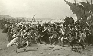 Sejrherrerne fra Salamis (dybtryk)