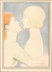 Gennem tiderne, c1895 af Fernand Khnopff