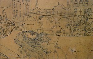 Brugge, Døden af Fernand Khnopff