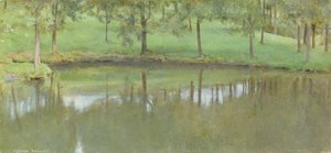 Fosset; Still Water, c.1894 af Fernand Khnopff