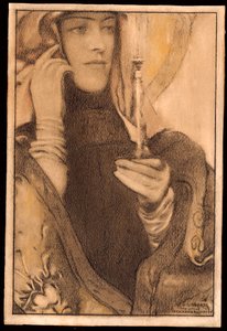 Røgelse, 1917 af Fernand Khnopff