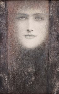 Masken med det sorte gardin, 1892.