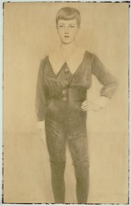 Prins Leopold af Belgien, hertug af Brabant, 1913 af Fernand Khnopff