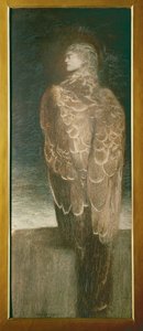 Sovende Medusa af Fernand Khnopff