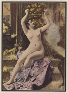 Skønheden og udyret (farve litho)