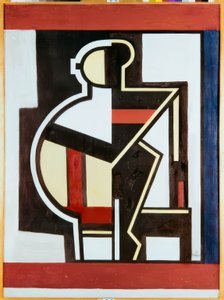Abstrakt komposition af Fernand Leger