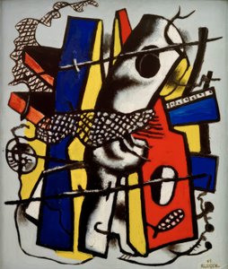 Sort gitter af Fernand Leger