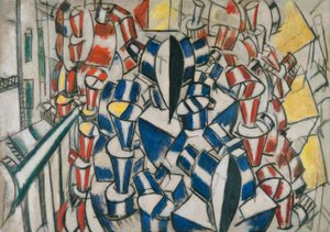Trappen (anden tilstand) af Fernand Leger
