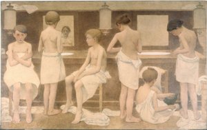 Les Petites Figurantes, mellem 1911 og 1913 (olie på lærred) af Fernand Pelez