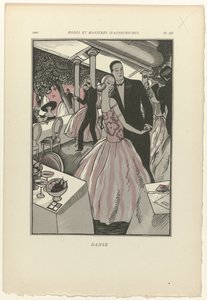 Modes and Manners of Today, 1922, Pl. 3: Dans af Fernand Siméon