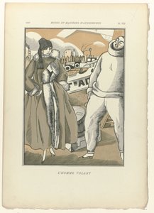 Modes and Manners of Today, 1922, Pl. 7: The Flying Man
