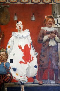 Akrobaterne, detaljer, 1888 af Fernand de Cordova Pelez