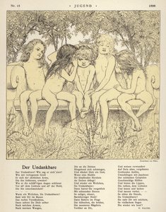 Den utaknemmelige (litho) af Fidus