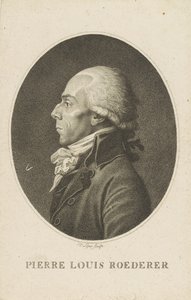 Portræt af Pierre-Louis Roederer 1754-1835. af Fiessinger